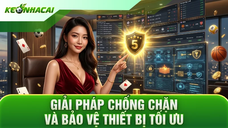 Giải pháp chống chặn và bảo vệ thiết bị tối ưu