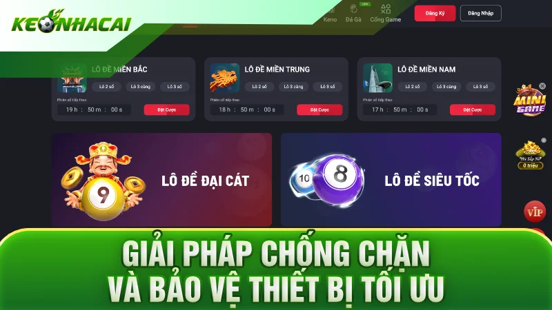 Giải pháp chống chặn và bảo vệ thiết bị tối ưu