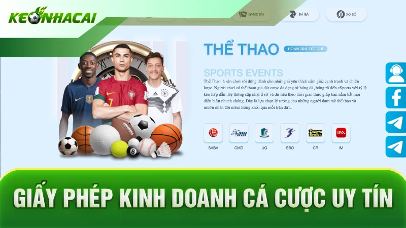 Giấy phép kinh doanh cá cược uy tín