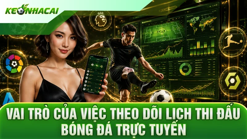 Vai trò của việc theo dõi lịch thi đấu bóng đá trực tuyến